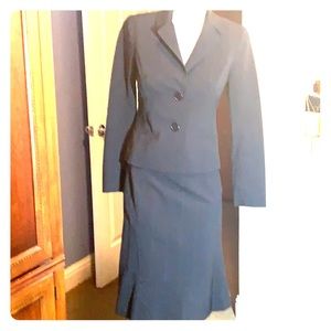 Trina Turk black skirt suit size 2